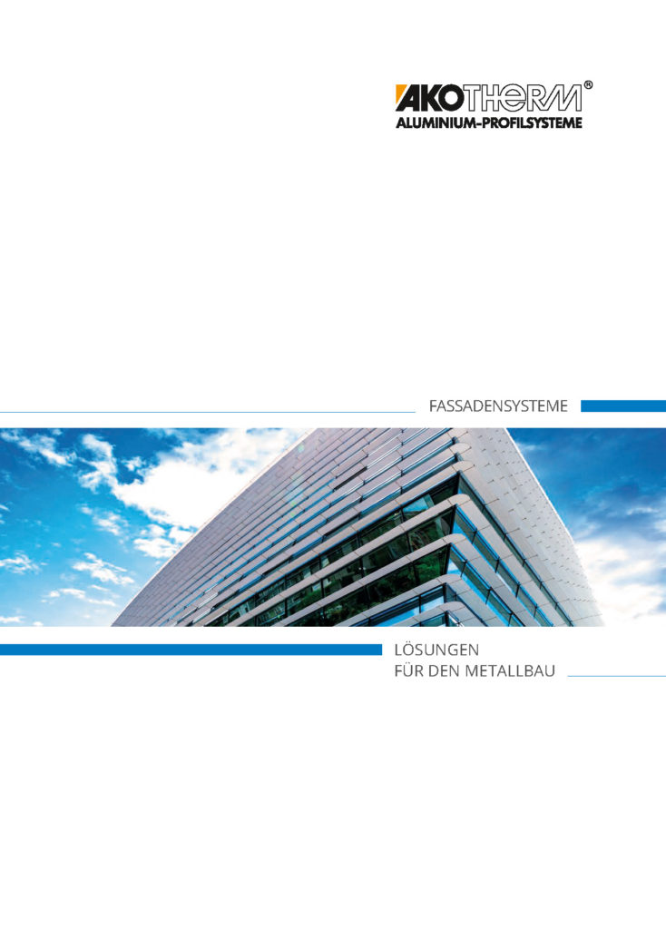 Brochures Akotherm Aluminium Profilsysteme